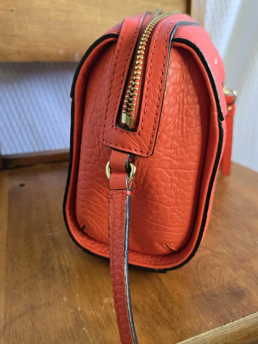 Kate Spade Pink Perforated Leather Perri Lane Looloo Crossbody Bag
